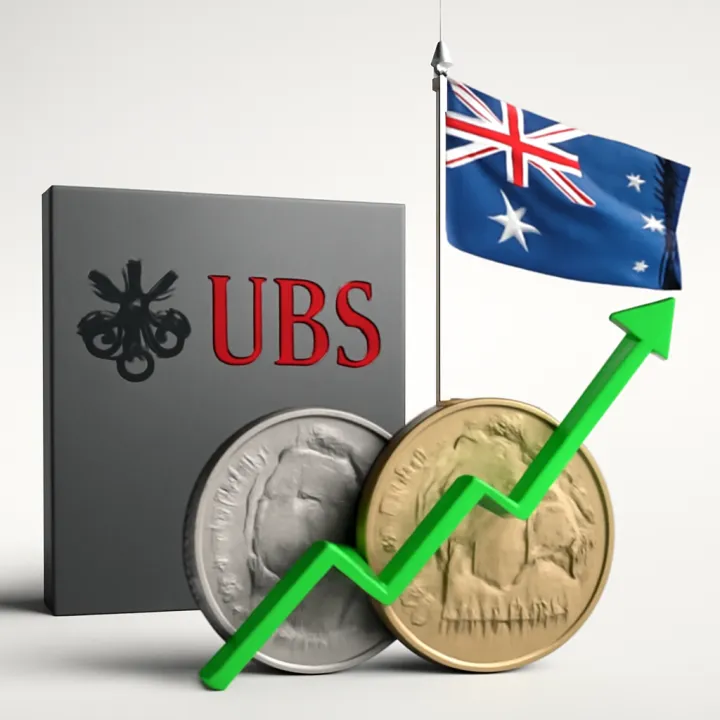 UBS Raises AUD/USD Target to 0.74 on Economic Growth