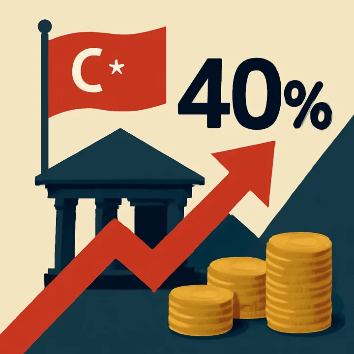 Turkey's Central Bank May Raise Rates to 40%, JPMorgan Says