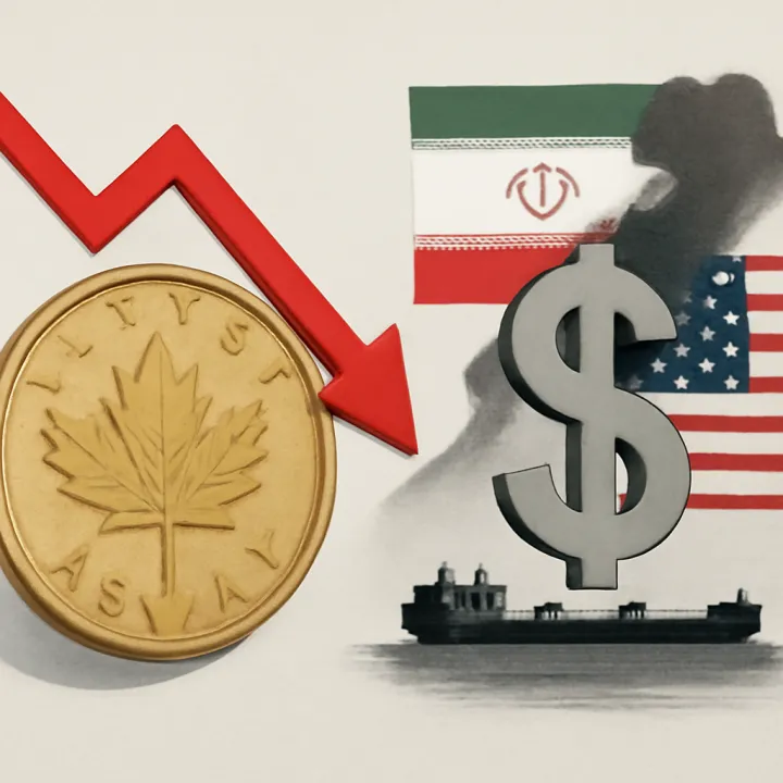 Canadian Dollar Weakens Amid Rising U.S.-Iran Tensions in Strait of Hormuz